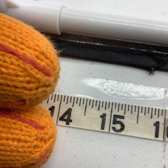 Cuddle + Kind Wyatt The Fox 14" Hand-Knit Doll Plush Stuffed Animal Handmade - Picture 7 of 7